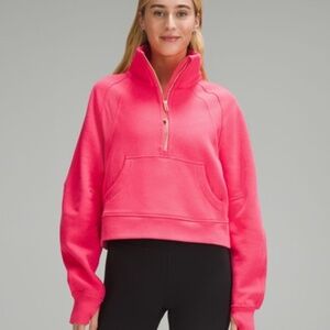 Scuba Oversized Funnel-Neck Half Zip